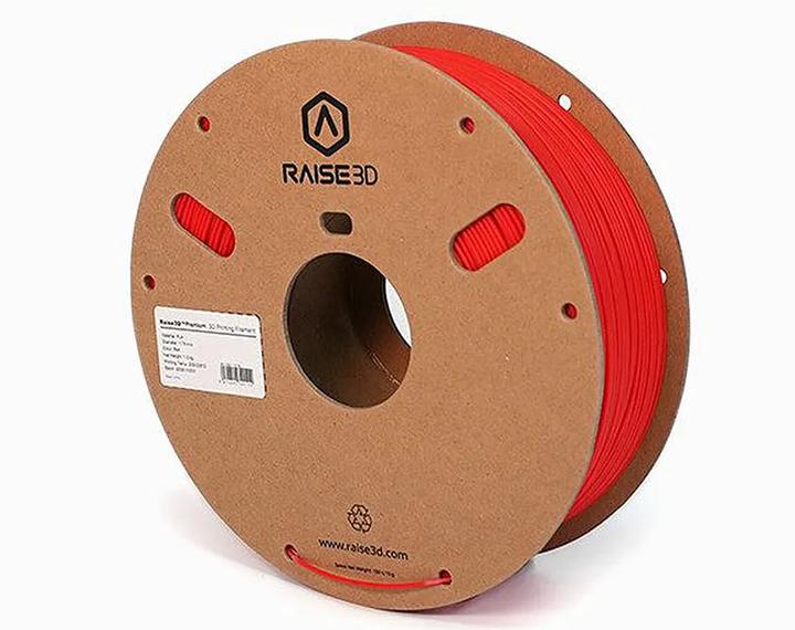 Image du produit Raise3D (S)5.11.00103 Filament Premium PLA 1.75 mm 1000 g rouge (PLA, 1.75 mm, 1000 g, Rouge)