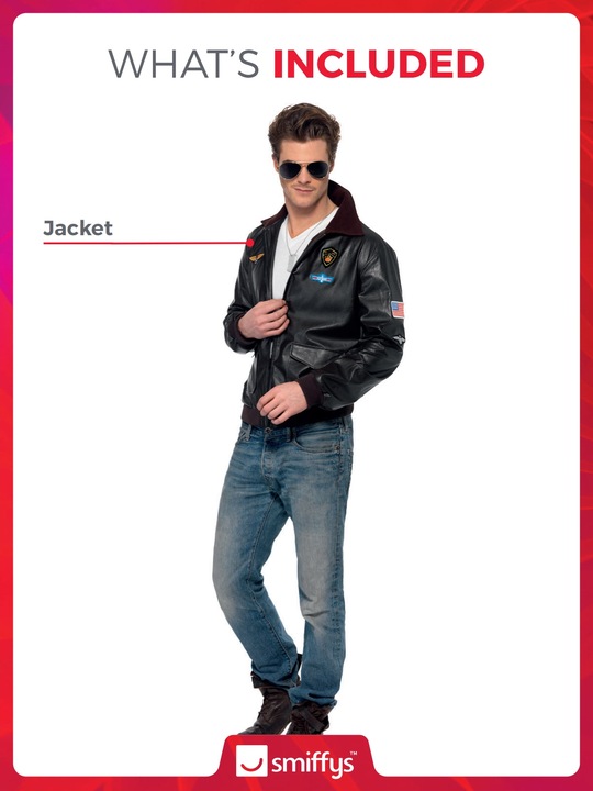 Produktbild Smiffys Top Gun: Pilot (M)