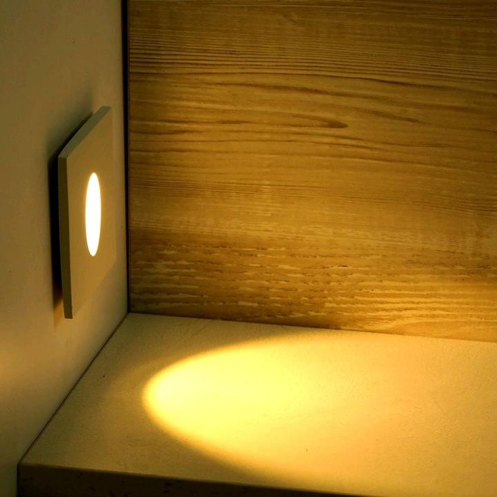 Image du produit V-TAC VT1109 3W LED Step Light Carré 3000K (270 lm)