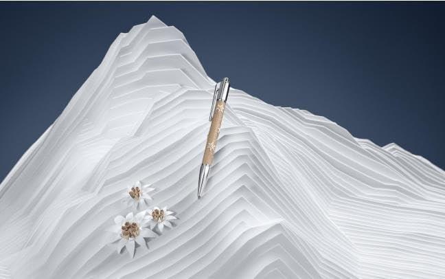 Actual product image Caran d'Ache Caran dAche Varius™ Edelweiss balpen – gelimiteerde editie (Black, 1x)