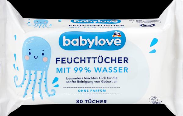 Produktbild dm babylove Feuchttücher (80 Stück)