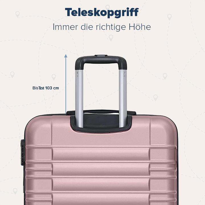 Produktbild Trvlmore 2-teiliges Kofferset mit Rollen (110 l)