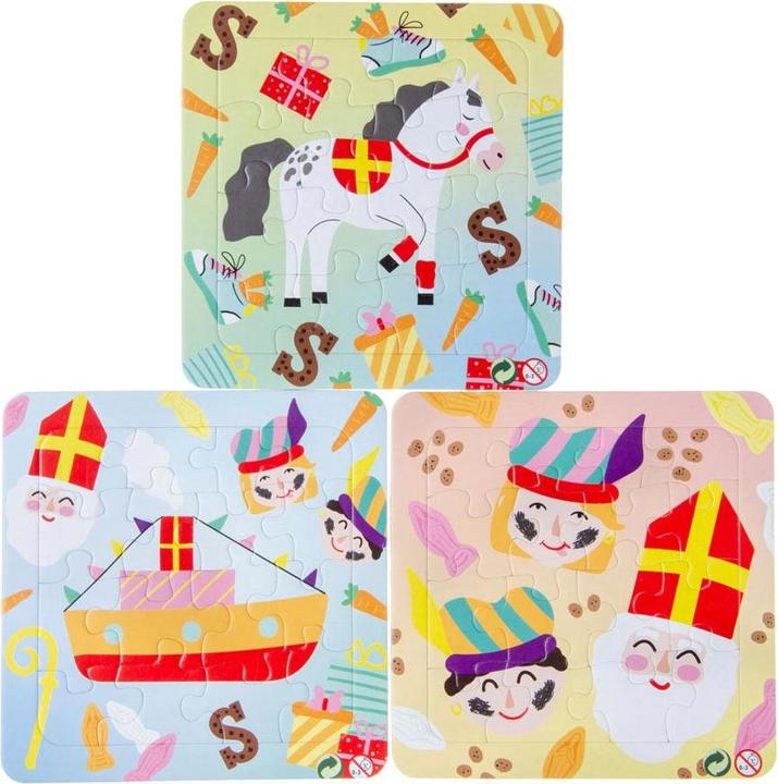 Actual product image LG-Imports Puzzle Sinterklaas, 16. (3 pieces)