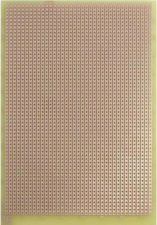 Produktbild Rademacher WR Experimentierplatine Epoxyd (L x B) 160 mm x 100 mm 35 µm Rastermass 2.54 mm WR-Typ 732 1 St. (Platine)