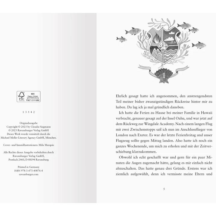 Thumbnail - Feather & Rose, Band 2: Hohe Wellen, tiefe Gräben, Kinderbücher von Claudia Siegmann