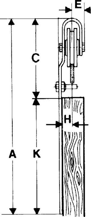 Image du produit Webi Rouleaux pour portails coulissants