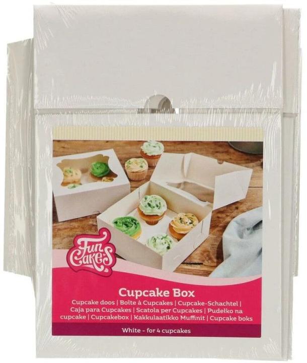 FunCakes Box für 4 Cupcakes (3 Stück)
