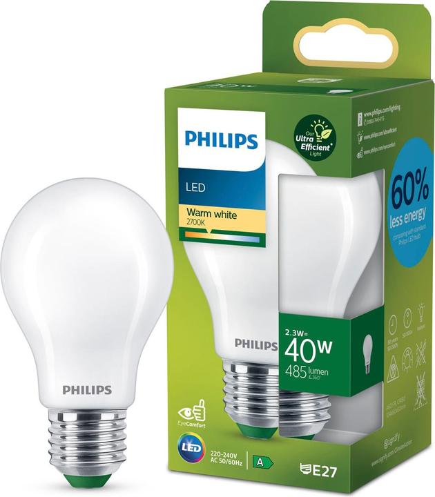 Produktbild Philips LED Classic (E27, 2.30 W, 485 lm, 1 x, A)