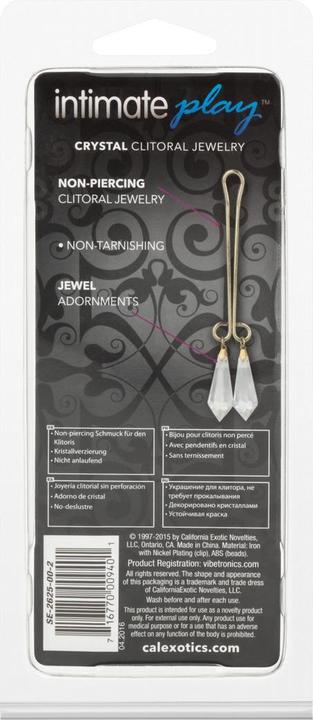 Produktbild CalExotics Intimate Play Crystal Clitoral Jewelry
