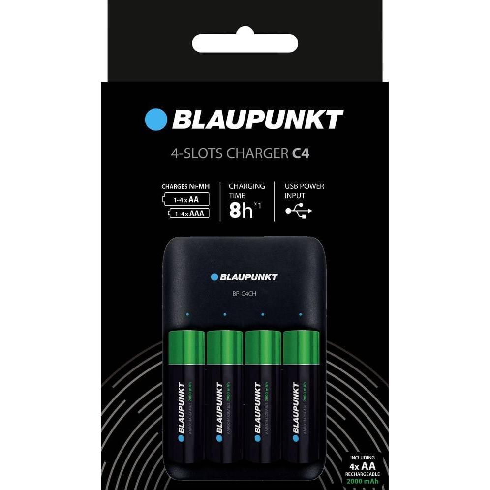 Blaupunkt Standard Charger C4 (1 Stk., Ladegerät ohne Akku), Akku Ladegerät