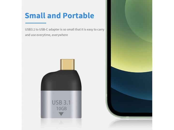 Produktbild PowerGuard USB-C auf USB 3.1 Adapter 10 Gbit/s (USB Typ-C)