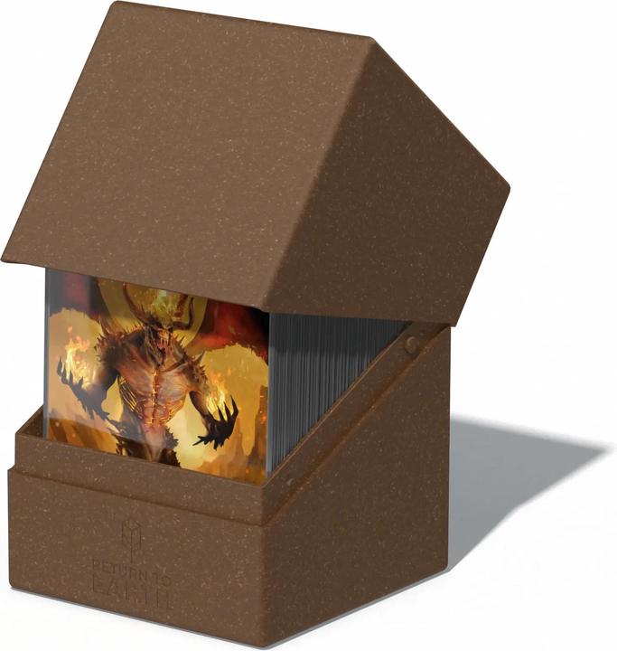 Actual product image Ultimate Guard Card Box Boulder Deck Case Standard Size 100+ Brown
