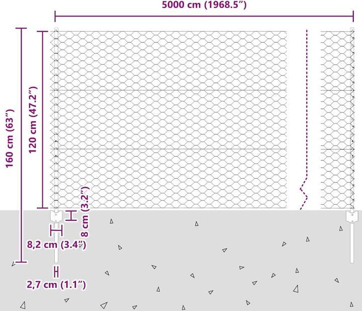 Produktbild vidaXL Aussenbarriere