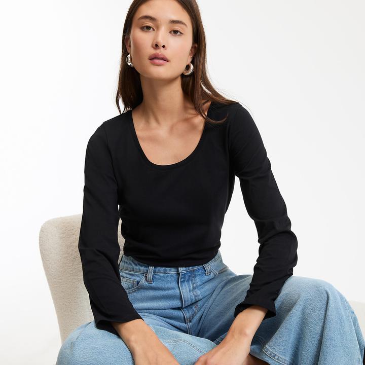 Actual product image La Redoute Collections Langarmshirt (XL)