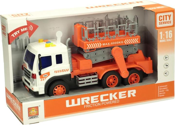 Produktbild LKW mit Hubarbeitsbühne mit Licht und Ton