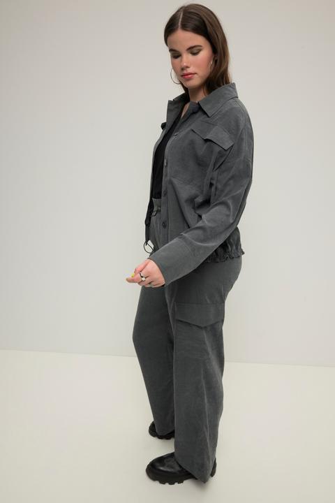 Immagine prodotto Studio Untold Giacca a camicia in stile cargo dal taglio oversize con collo da camicia, taschini e maniche lunghe (50, 52)