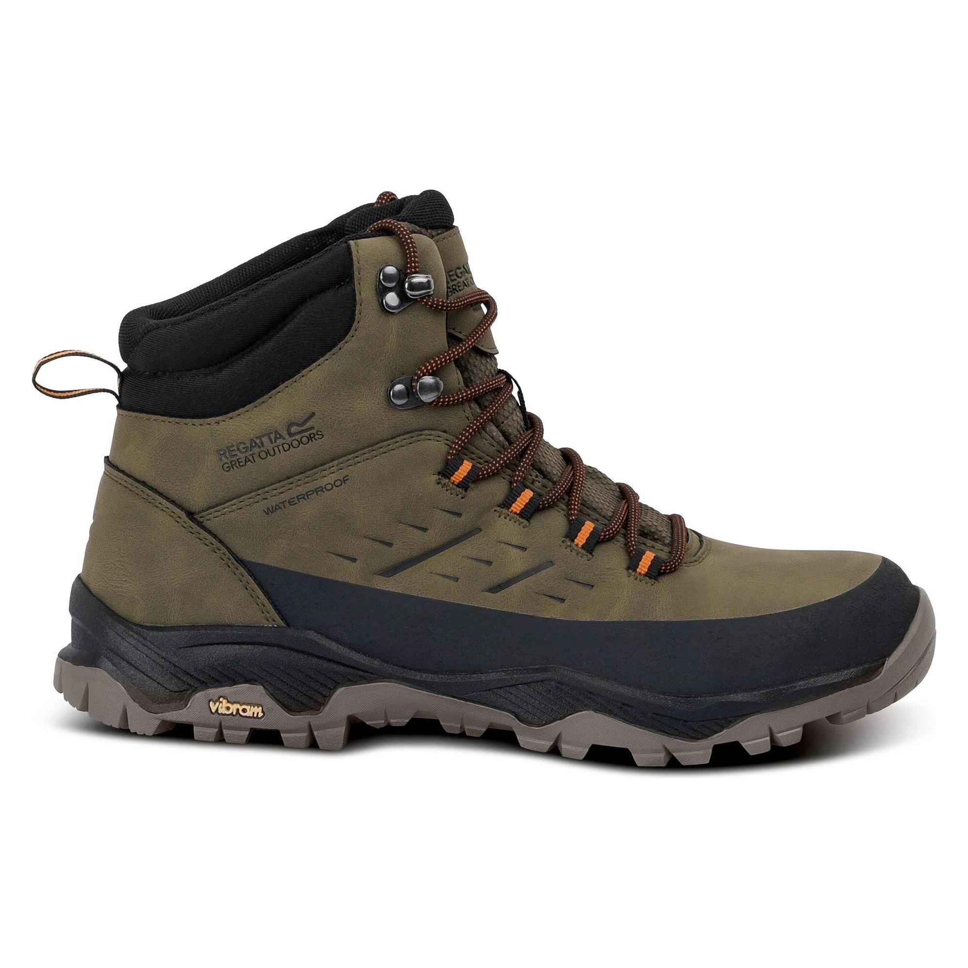 Regatta, Herren, Wanderschuhe, Freizeitschuhe RMF900-1ZK Blake (46), Orange, Mehrfarbig, Grün