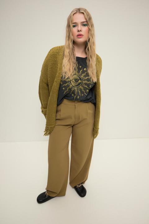 Produktbild Studio Untold offene Strickjacke, oversized, extra softer Strick, Fransensaum (46, 48)