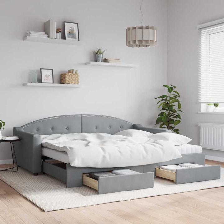 Produktbild vidaXL ausziehbares Tagesbett
