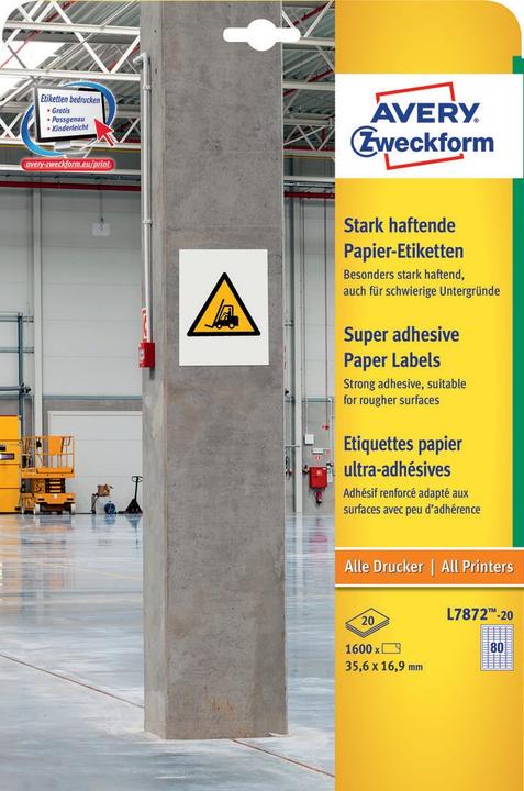 Actual product image Avery Paper labels