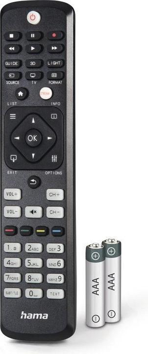 Produktbild Hama Universal-Fernbedienung für Philips TVs, IR, lernfähig, leuchtende Tasten (Universal Fernbedienung, Infrarot)