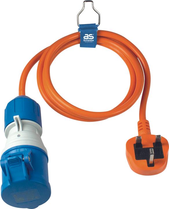 As - Schwabe CEE adapter cable British Standard BS1363 (Type G, BS 1363)