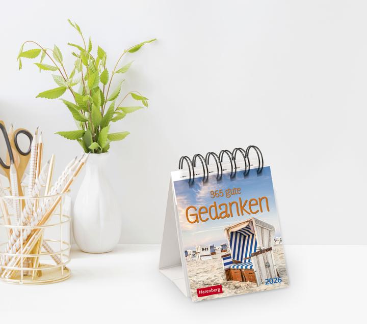 Actual product image Harenberg 365 gute Gedanken Mini-Geschenkkalender 2026 (Hardcover, German)