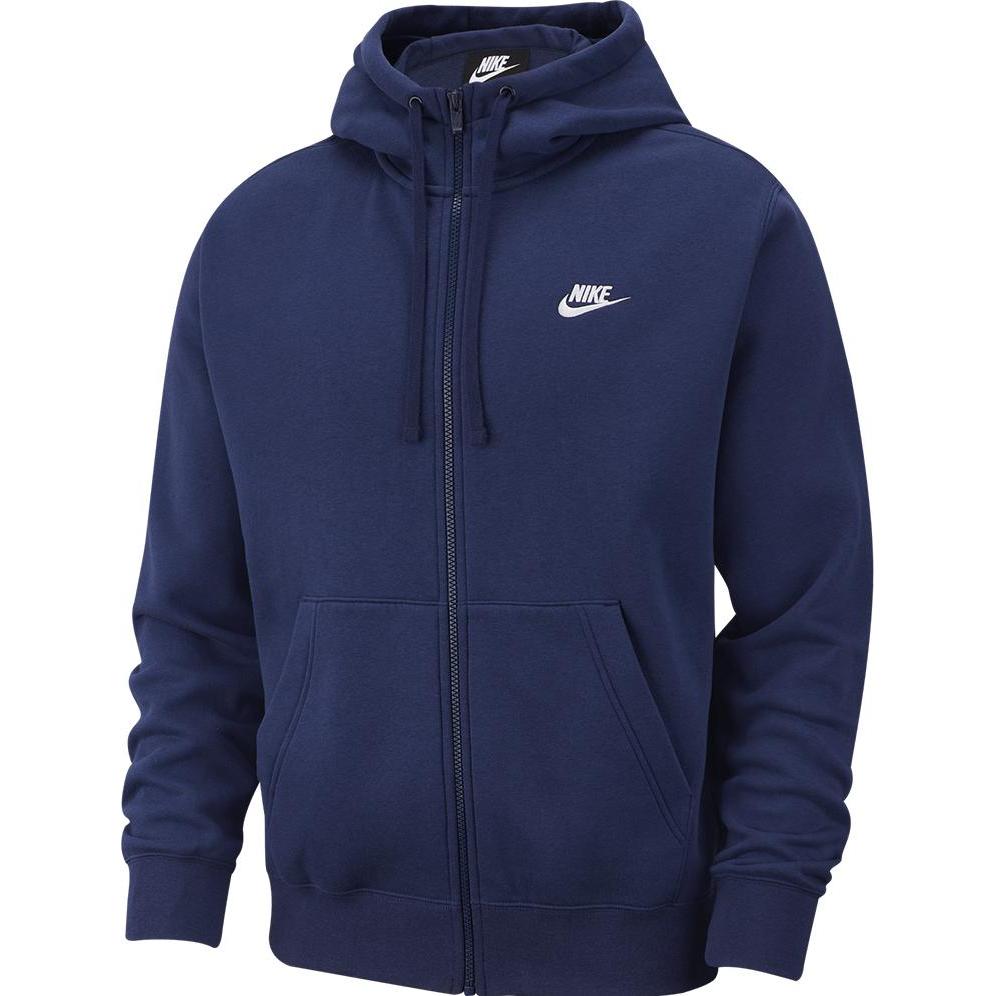 Nike, Herren, Pullover, Kapuzensweatjacke, Blau, (M)