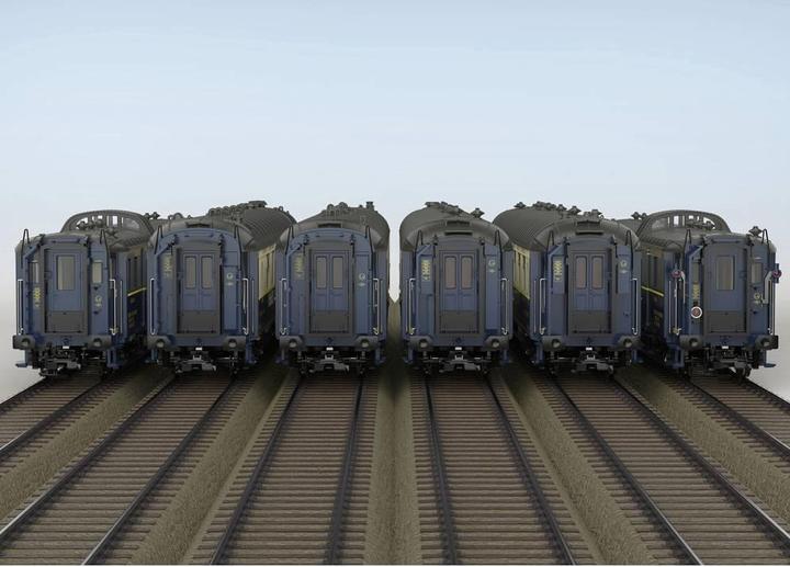 Actual product image Trix H0 T26470 Pullman Car Set "Edelweiss (Track H0)