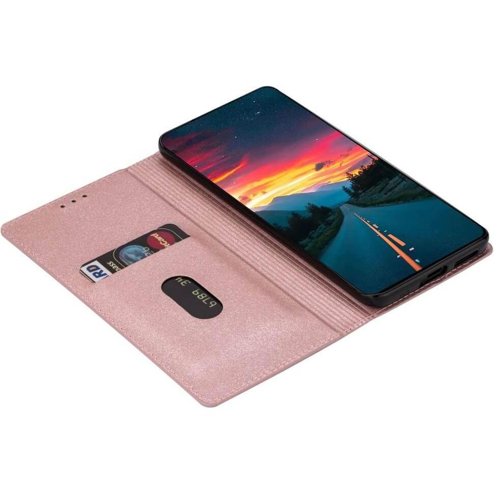 Thumbnail - Cover-Discount Galaxy A14 - Flip Case Glitter rosa (Samsung Galaxy A14), Smartphone Hülle, Rosa
