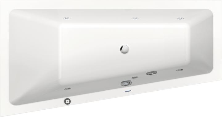 Produktbild Duravit Trapez-Whirlwanne No 1 weiss Jet-Project 1600x850mm (140 l, 160 cm, 85 cm)