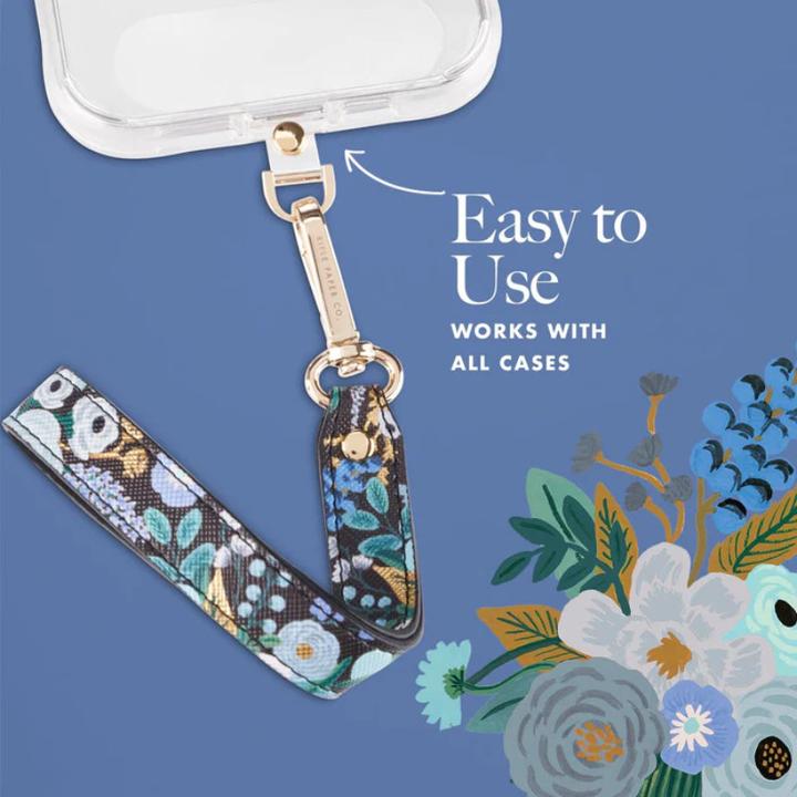 Actual product image Case-Mate Rifle Paper Co mobile phone strap