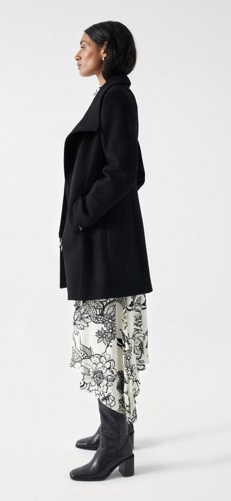 Immagine prodotto Salsa Jeans Cappotto di lana Cappotto di lana con collo di pelliccia (S)