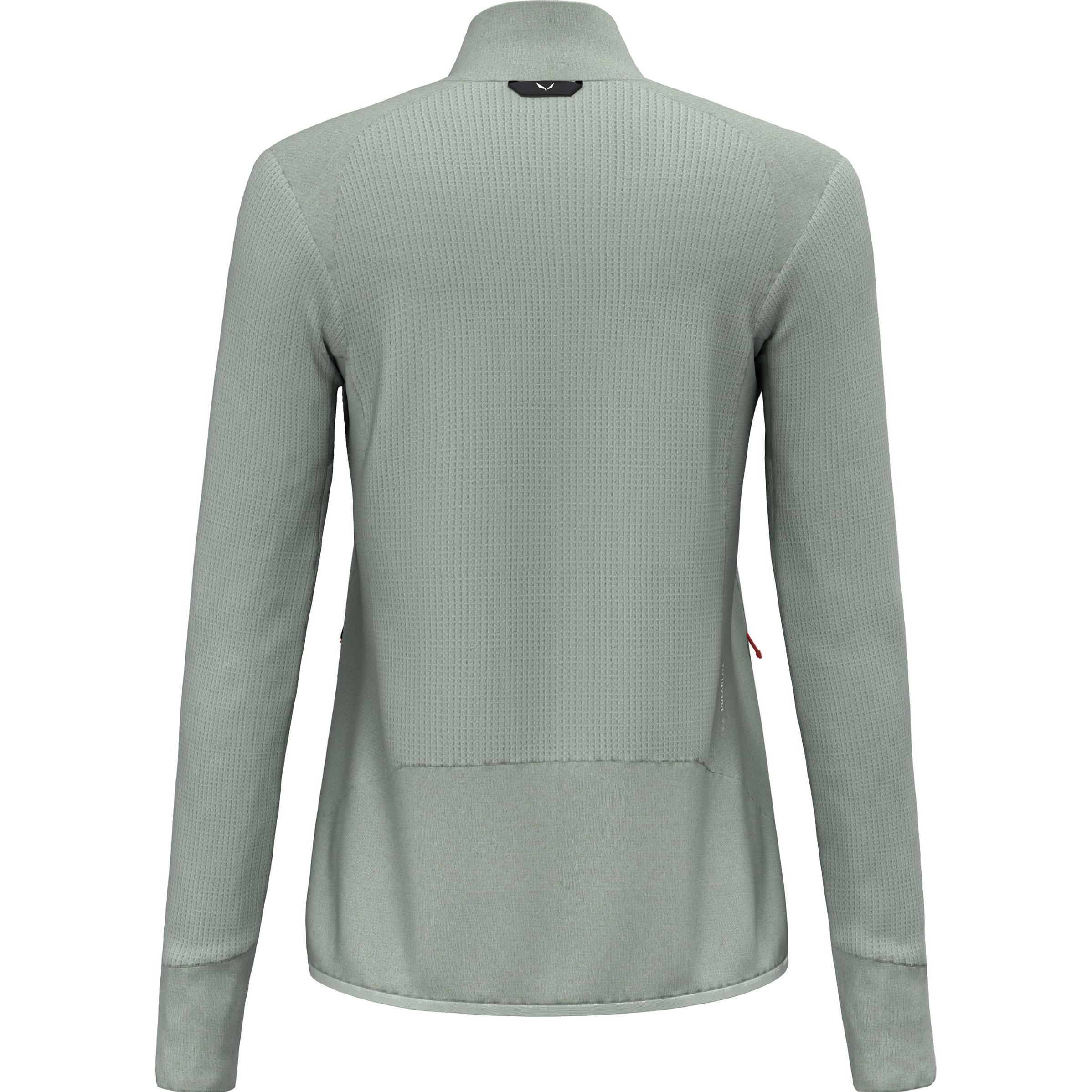 Thumbnail - Salewa, Damen, Jacke, Puez Waffle Hybrid Polarlite Jacke Da (46), Grün, 46