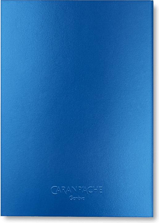 Image du produit Caran d'Ache Carnet ligné A5 - bleu (À rayures, Couverture rigide)