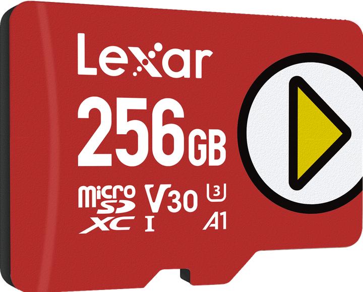 Actual product image Lexar Carte Mémoire Micro Sd Play - 256go (256 GB, microSDXC, U3, UHS-I)