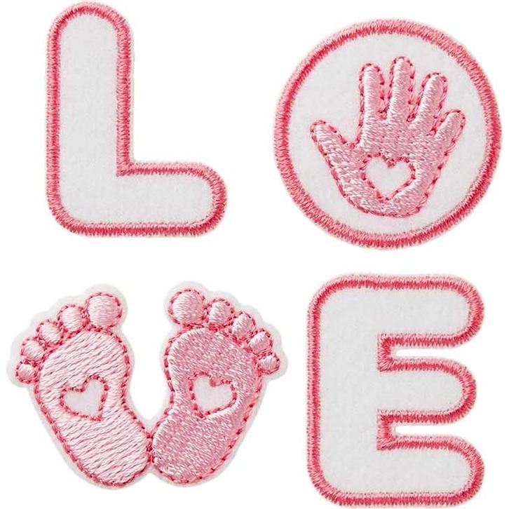 Mono Quick Baby Love, Applikationen, Rosa