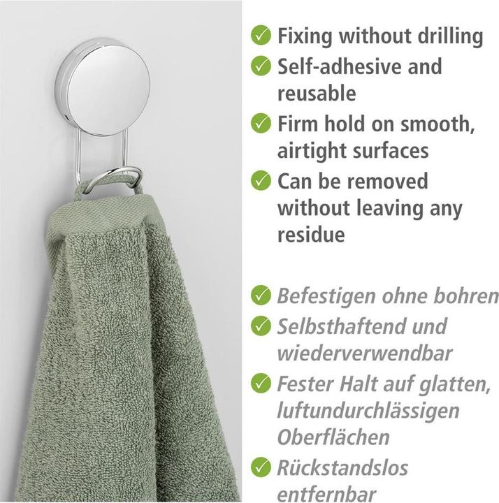 Actual product image Wenko Static-Loc Plus Wall Hook