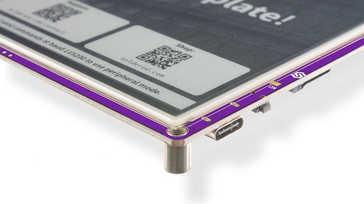 Produktbild Soldered Inkplate 6 E-Paper Entwicklungsboard, 6 Zoll, ESP32 WLAN Bluetooth, Arduino, Graustufen