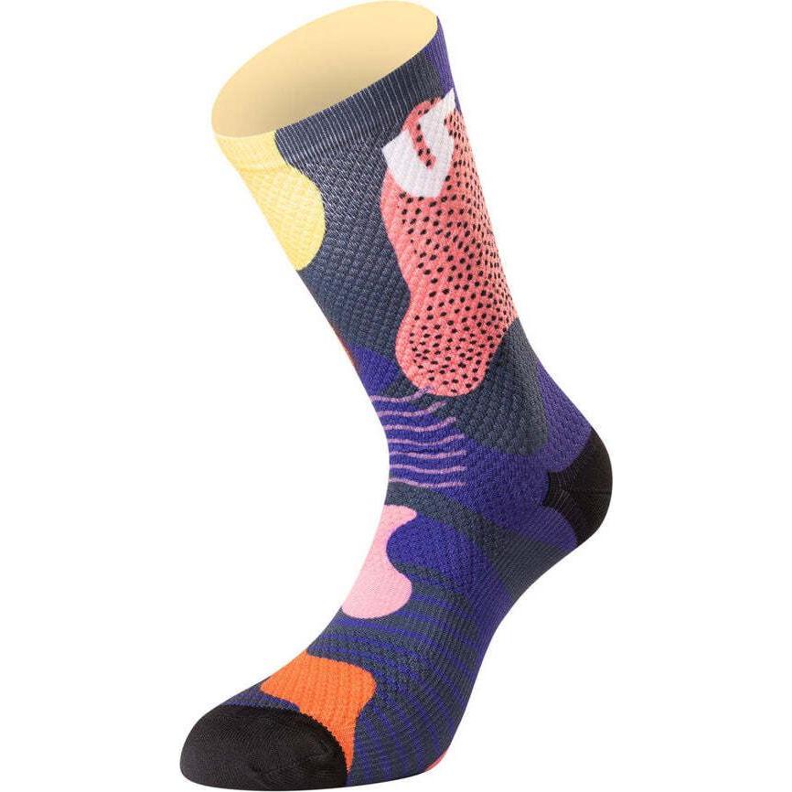 Thumbnail - Under Shield, Herren, Socken, socken funky camo, Violett, (37, 41)