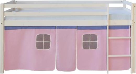 Produktbild Homestyle4u Hochbett Spielbett Kinderbett mit Leiter (90 x 200 cm)