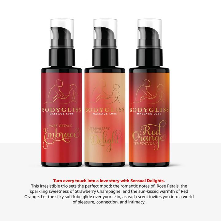 Actual product image Bodygliss - Travel Edition 3-pack - Sensual Delight