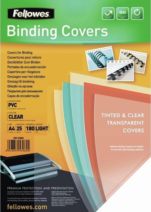 Fellowes PVC Deckblätter