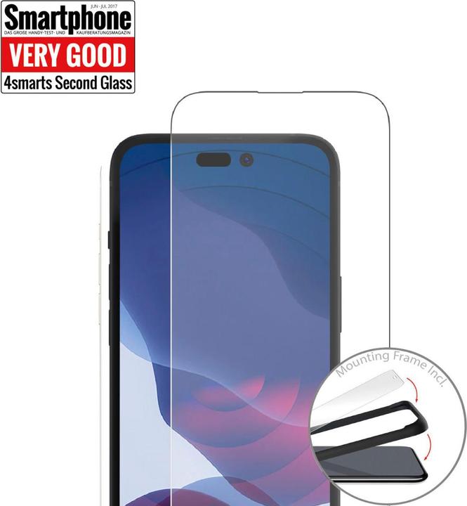 Productafbeelding 4smarts Tweede Glas 2.5D iPhone 13 / 13 Pro (1 Stuk, Apple iPhone 13, Apple iPhone 16e)
