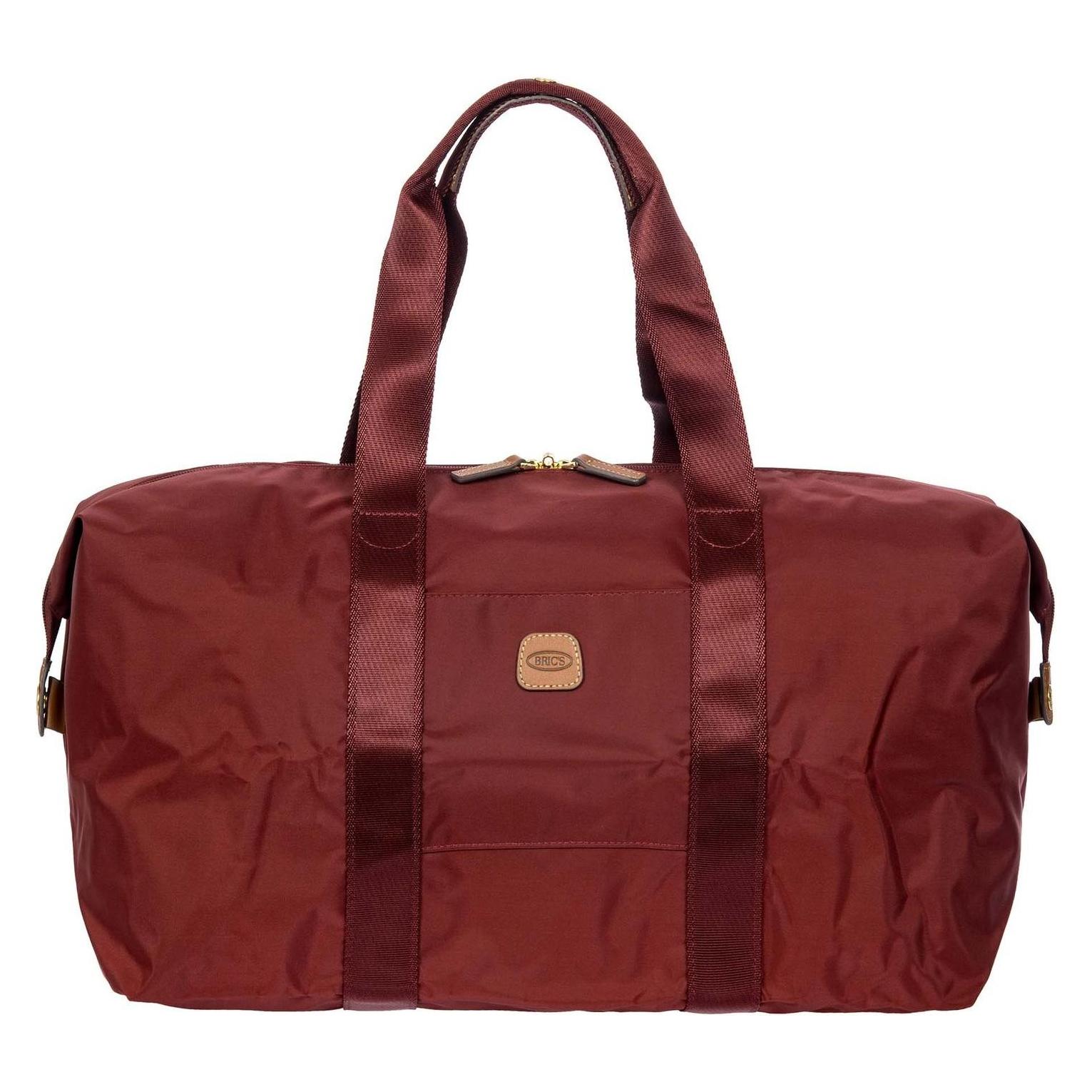 Brics, Herren, Tasche, Reisetasche X-Bag Bordeaux, Rot, (22 l)