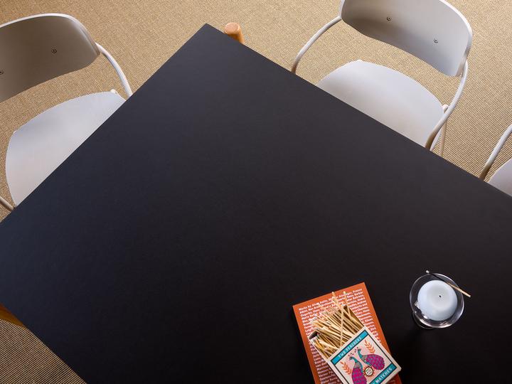 Image du produit Hübsch Oblique Esstisch Rechkteckige Schwarz