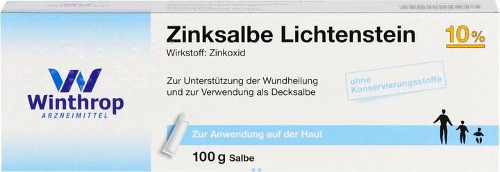 Zentiva Zinksalbe Lichtenstein 10 %, 100 g SAL