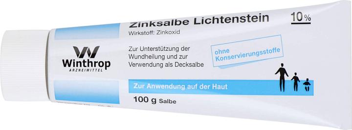 Produktbild Zentiva Zinksalbe Lichtenstein 10 %, 100 g SAL