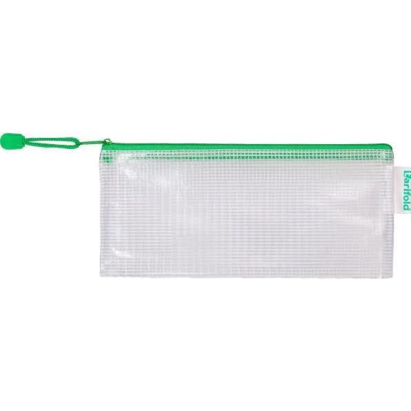 Tarifold, Mappe, Reissverschlusstasche PVC grün DL 250x215mm VE=8 Stück (DL, 8 x)