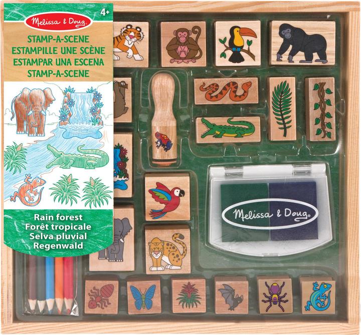 Image du produit Melissa & Doug MELISSA playset Stamp-a-Scene-Rain Forest